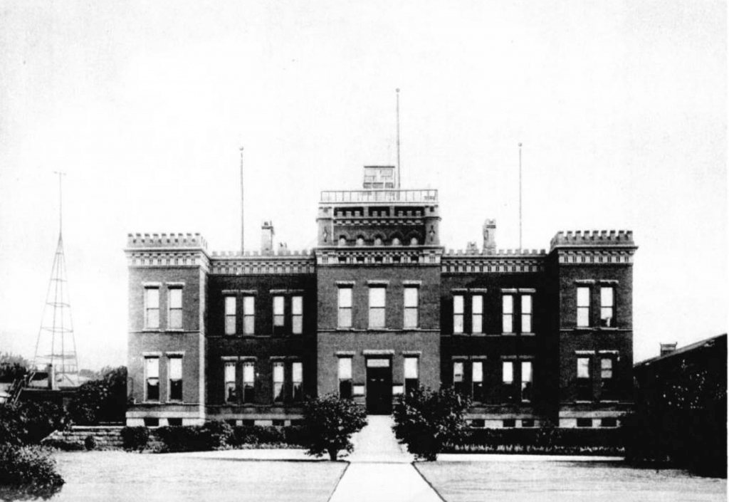 First Weather Bureau Office in Washington, D.C. Photo from 1912.