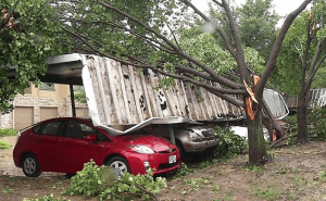 Damage in Irving