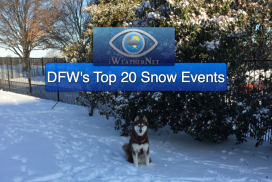 Snow: Dallas/Fort Worth's Top-20 Largest Snowfalls on Record