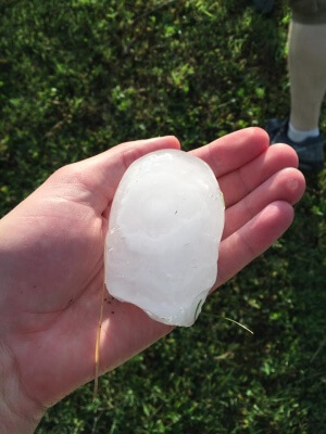 Dodge City hail