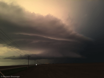 Leoti supercell dusk