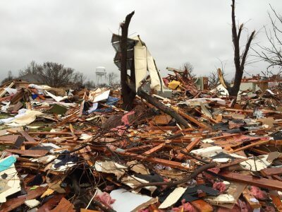 Rowlett tornado damage